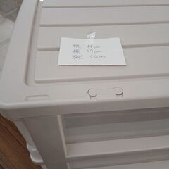 2段　収納ケース　クリアケース　1000円　の画像