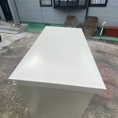 ⭐️スチール物置⭐️スライドドア⭐️完成品⭐️キャスター5個付⭐️楽々移動⭐️引取き限定⭐️の画像