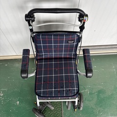 TacaoFシルバーカー ネイビー/チェック柄の画像