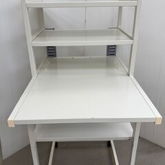 パソコンデスク　キャスター付きの画像