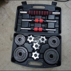 札幌お引き取り限定◆cast iron 10kg ダンベルセット...