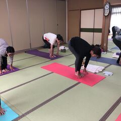 朝ヨガ