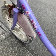 16インチ？こどもの練習用自転車の画像