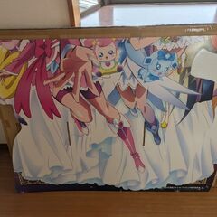 プリキュア【希少】映画ドキドキ!プリキュア 映画館用 スタンディPOP  未使用・未組立品の画像