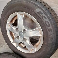 155/80R13　アルミ　タイヤ4本セット　No.229 　軽自動車タイヤの画像