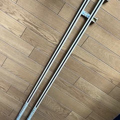 カーテンレール　伸縮性　2連