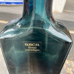 コバルトブルー♡ターコイズブルーの花瓶の画像