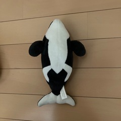 シャチ、カワウソぬいぐるみの画像
