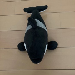 シャチ、カワウソぬいぐるみの画像