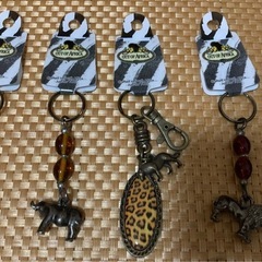アフリカ キーホルダー セットの画像