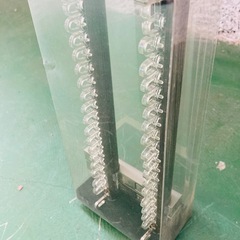 値下げ　新品　ニトリ　3m用　カーテンレール　ダブル　茶　170〜310cm 伸縮式の画像