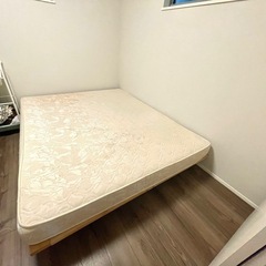 【高級イタリア製マットレス】マニフレックス　クイーンサイズ＆台座