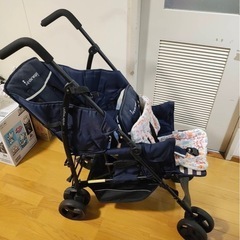 2人乗りベビーカーの画像