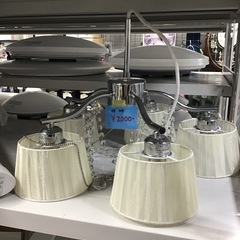 照明　ペンダントライト　シャンデリア風　中古品