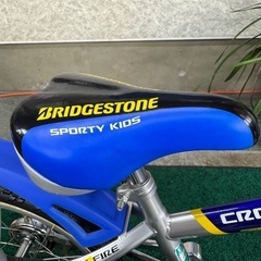 1台限り！在庫処分 ブリヂストン子供用自転車 クロスファイヤーキッズ 16インチ ブル－＆シルバ－　CK166の画像