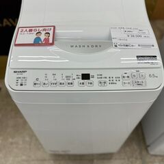 ★リユースのサカイ高崎店★TJ11935 SHARP 洗濯機 6...