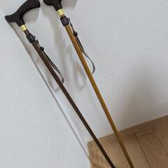 2本　ダイソー　杖　ストラップ　82cmの画像