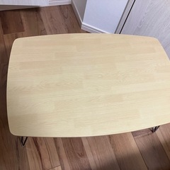【折り畳みローテーブル】女性一人暮らし使用