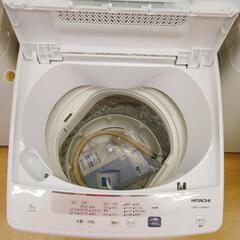  日立 5kg 全自動洗濯機 NW-50E 2020年製 動作確認済み【こちらは店舗です。浜村鹿野温泉ICから3分 買取本舗 宮本リサイクル 営業時間9～19時 定休日水曜のみ←連絡できませんm(_ _)m】の画像