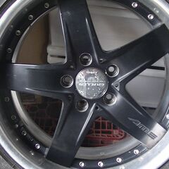 AMEホイール 8j＋35 9j＋38 114.3 5穴 225/45r18 4本セット エンケイＥＮＫＥＩ？ の画像