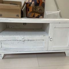 アンティークチェスト テレビ台 白 ホワイト 