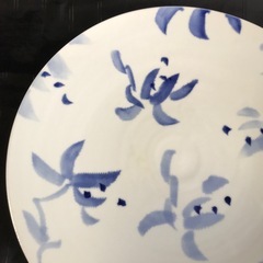 P8　砥部焼 平皿 32cmの画像