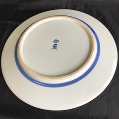 P8　砥部焼 平皿 32cmの画像