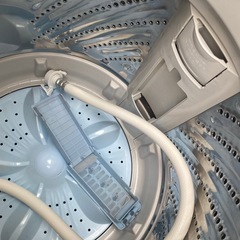 【決まりました】D672 2024年製　洗濯機　容量5.5kg Hisense ハイセンス　天板割れありの画像