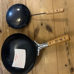 陳建一の料理道具 エンボス加工北京鍋26cm&ジャーレンセット

