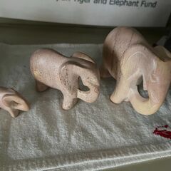 小物のゾウさんの飾りもの、その他の画像