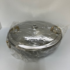 ステンレス製　しゃぶしゃぶ鍋　24cm