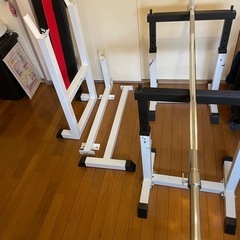 ストレングスセットR100K[プレスベンチ+ラバーバーベルダンベ...