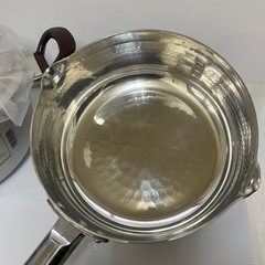 【新品未使用】ステンレス製片手鍋、アルミ製両手鍋　2個セットの画像