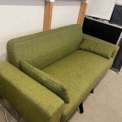 【引っ越しセール】カフェで使用していた二人掛けソファー　　の画像