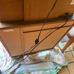レトロ　鏡台　ドレッサー　椅子　アンティーク　ライト付きの画像