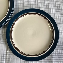 P10　CAROUSEL　ストーンウェア 洋皿 36cm　4枚の画像