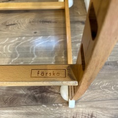 【6月30日11時廃棄予定】
フォルスカ　スクロールチェア　ブラウンの画像