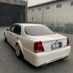 改造多数！17マジェスタ サンルーフ ケーブレイクフルエアロ 車高調 社外マフラー カールソンアルミホイールの画像