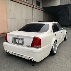 改造多数！17マジェスタ サンルーフ ケーブレイクフルエアロ 車高調 社外マフラー カールソンアルミホイールの画像