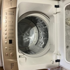 8kg 22年製 全自動 インバーター搭載 静音&節水タイプ