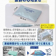 【定価3500円】氷枕 やわらかい×24℃ PCM 冷感マット ひんやりマット 熱中症対策 新品の画像
