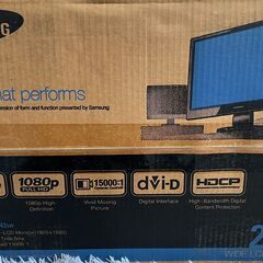 Samsung SyncMaster 2243sw 21.5型 フルHDモニタ－の画像