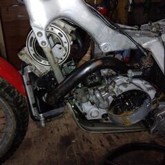 ジャンクあつかい＝ トライアルバイク不動車修理済み・・・江別の画像