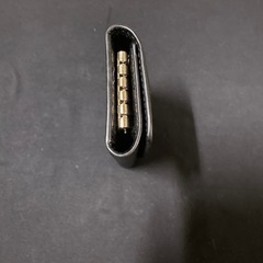 COACH キーケース　ブラックレザーの画像