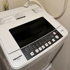 Hisense 全自動電気洗濯機/5.5kg/2018年製