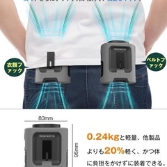 【定価4999円】 ベルトファン 腰掛け 扇風機の画像