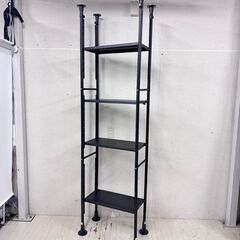  24242  伸縮ステンレスラック、4段天井つっぱりラック  ...