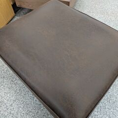 ジモティー見た！で5%OFF【オットマン】関家具 RELAXFORM リラックスフォーム スツール コロンバス  レザーテックス 未使用品 アウトレット家具 : ダークブラウンの画像