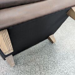 ジモティー見た！で5%OFF【オットマン】関家具 RELAXFORM リラックスフォーム スツール コロンバス  レザーテックス 未使用品 アウトレット家具 : ダークブラウンの画像