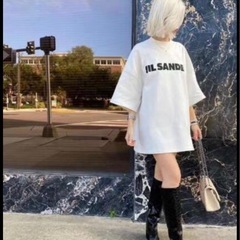 JIL SANDER ジルサンダー オーバーサイズ  Tシャツ Sサイズの画像